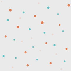 Colorful paint watercolor Abstract grunge polka dot. Bright splashes on beige background, Vector illustration