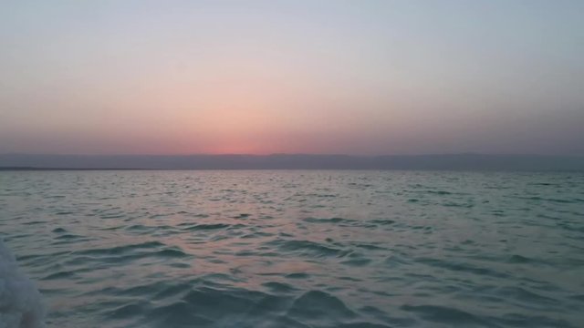 Sunset At Dead Sea