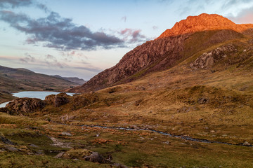 Sunset on Tryfan