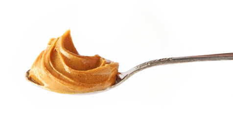 spoon of peanut butter