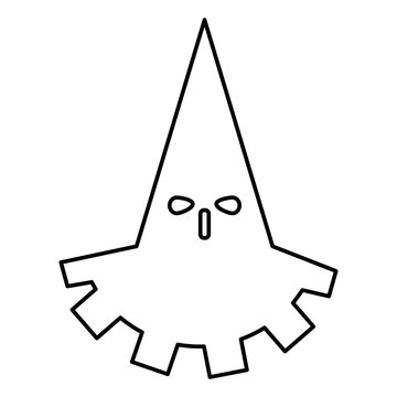 Executioner hangman icon black color illustration flat style simple image