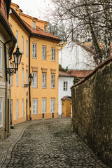 Fototapeta na wymiar Novy Svet (New World) Street in Prague