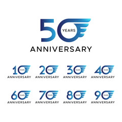 set anniversary WING