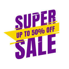 Sale banner template design, Big sale special offer. end of season special offer banner. vector illustration.