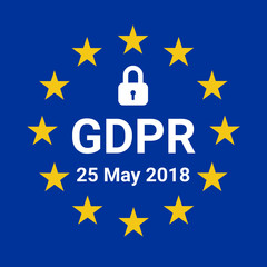 GDPR sign illustration