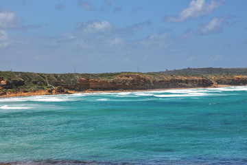 Cape Nelson coastline in Australia