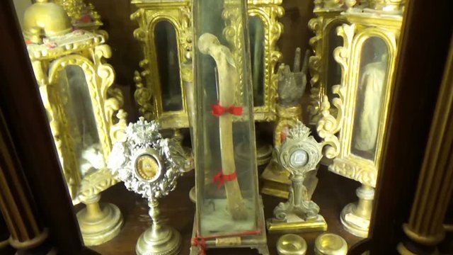 Holy Relics In Church