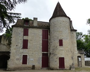 Fototapeta na wymiar Château Eymet Dordogne