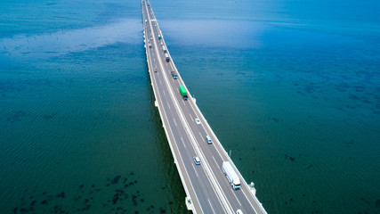 道・ドローン撮影