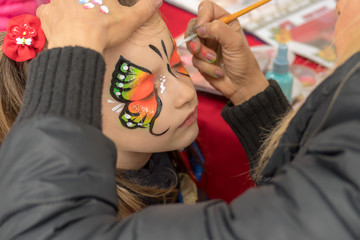 Face painting child