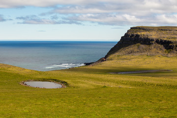 Fototapeta na wymiar Latrabjarg cliffs. West Fjords, Iceland