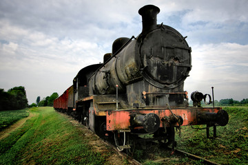 Naklejka premium Pociąg