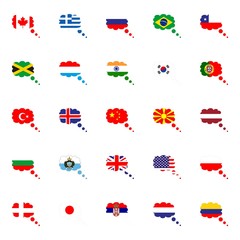 Flags vector of the world