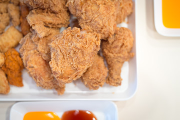 Fried Chicken Chest and legs