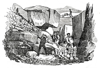 Quarry (from Das Heller-Magazin, November 13, 1834)
