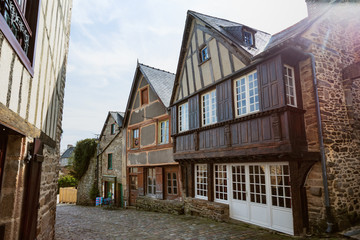 beautiful streets  in the Dinan