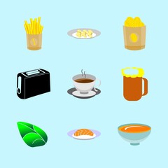 icons about Food with cuisine, food, toasted, free and toast