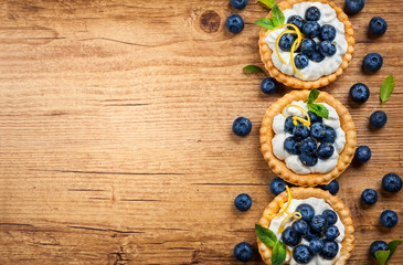 Delicious Blueberry tartlets