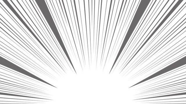 colorful Comic and manga books speed lines background. light explosion background. vector illustration design