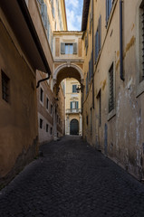 Fototapeta na wymiar Alleys of Rome