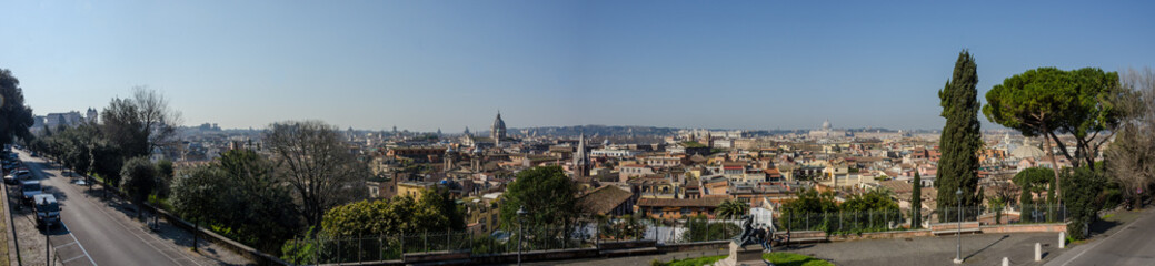 Fototapeta na wymiar Rooftops of Rome