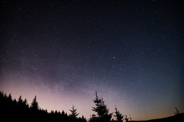 Fototapeta premium Starry night over Ireland