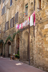 Washday in San Gimignano, Italy