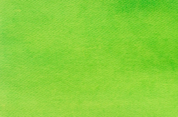 green watercolor painted on paper background texture