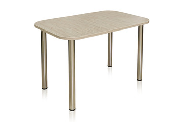 Table on white background