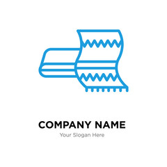 Towel company logo design template, colorful vector icon for your business, brand sign and symbol