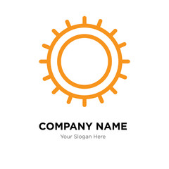 Fototapeta premium Sun company logo design template, colorful vector icon for your business, brand sign and symbol