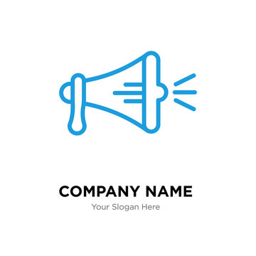 spread the word company logo design template, colorful vector icon for your business, brand sign and symbol