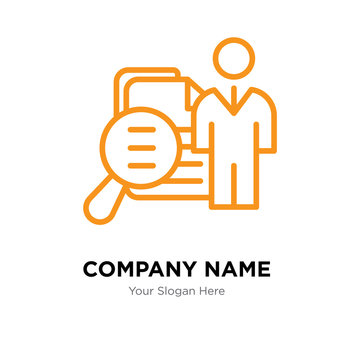 job fair company logo design template, colorful vector icon for your business, brand sign and symbol