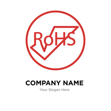 rohs company logo design template, colorful vector icon for your business, brand sign and symbol