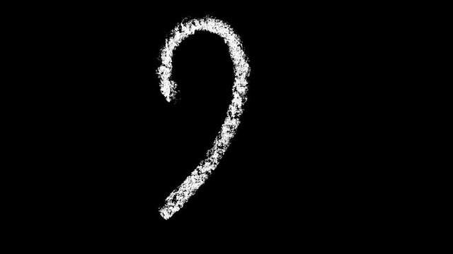1+1=3, buy 2 get 1 free, 3=2 promo action, handwritten white chalk letters isolated on black background, hand-drawn chalk lettering animation, stock video in 4k resolution