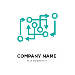 methodology company logo design template, colorful vector icon for your business, brand sign and symbol