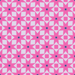 Fototapeta premium Ancient Geometric pattern in repeat. Fabric print. Seamless background, mosaic ornament, ethnic style. 