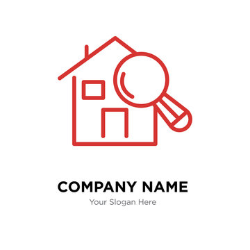 home inspector company logo design template, colorful vector icon for your business, brand sign and symbol