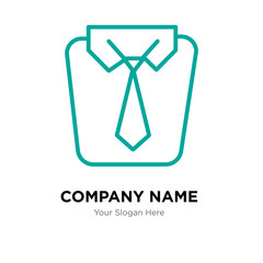 Uniform company logo design template, colorful vector icon for your business, brand sign and symbol