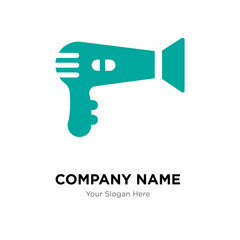 Hair style company logo design template, colorful vector icon for your business, brand sign and symbol