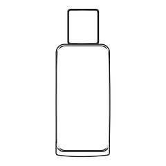 bottle plastic of beautiful product vector illustration design