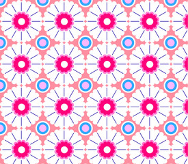 pattern Abstract flowers