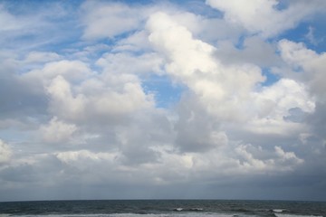 Naklejka na ściany i meble Deerfield Beach, Florida Overlooking the Atlantic Ocean at Dusk