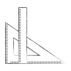 rules geometry set icons vector illustration design