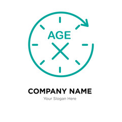 anti aging company logo design template, colorful vector icon for your business, brand sign and symbol