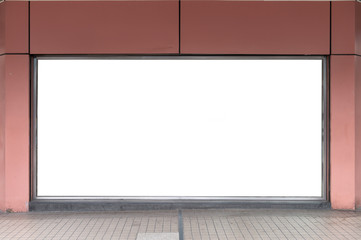 Obraz premium Shop Boutique Store Front with Big Window and Place for Name