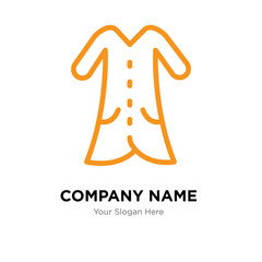 Overcoat company logo design template, colorful vector icon for your business, brand sign and symbol