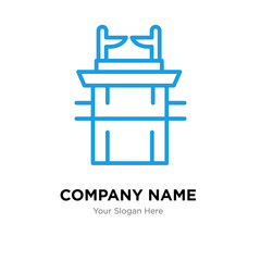 Ark of the Convenant company logo design template, colorful vector icon for your business, brand sign and symbol