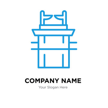 Ark of the Convenant company logo design template, colorful vector icon for your business, brand sign and symbol