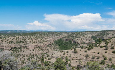 Gila wilderness and cliff dwelling